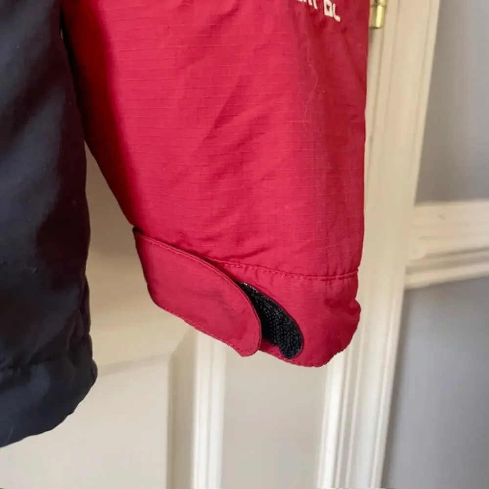 The North Face HyVent Insulated Ski Jacket Red Black Mens LG